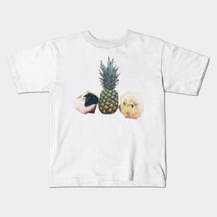 Pineapple Guinea Pig Kids T-Shirt